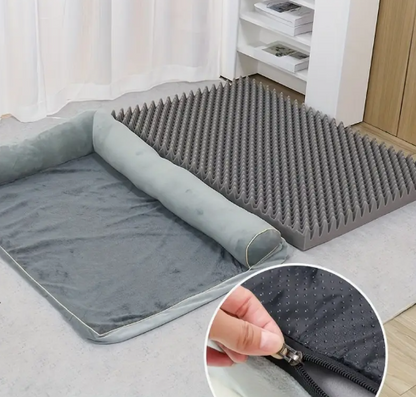 Cama ortopédica estilo L para perros