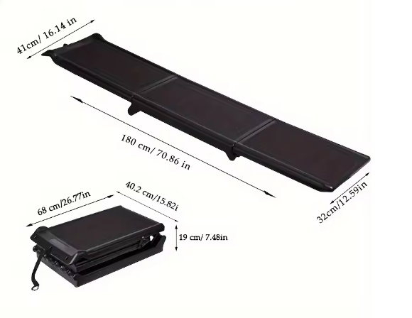Rampa plegable de auto para perros