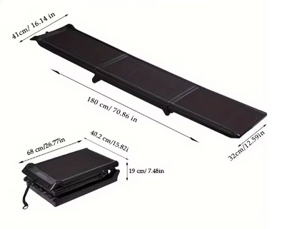 Rampa plegable de auto para perros