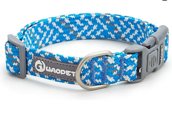 Collar reflectante con diseños para perros medianos y grandes