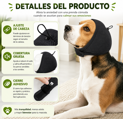 Tapa orejas calmantes para perros