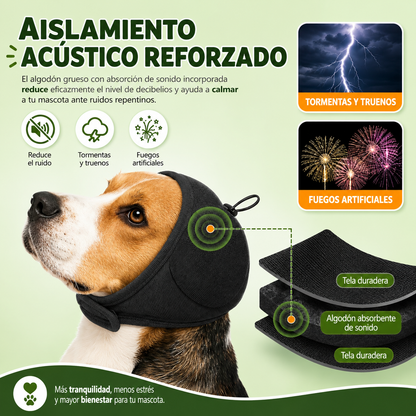 Tapa orejas calmantes para perros