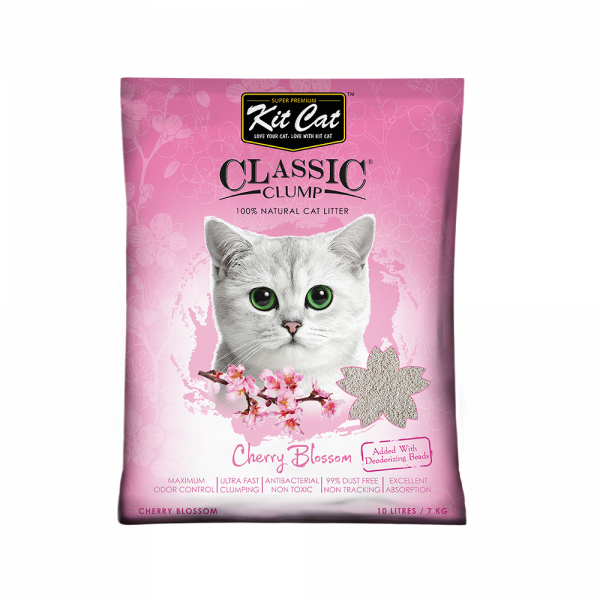 Arena para gato Kit Cat clásica Cerezo 10L/7KG