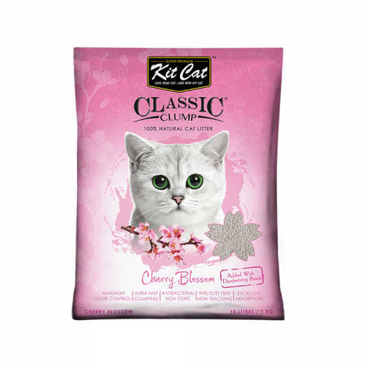 Arena para gato Kit Cat clásica Cerezo 10L/7KG