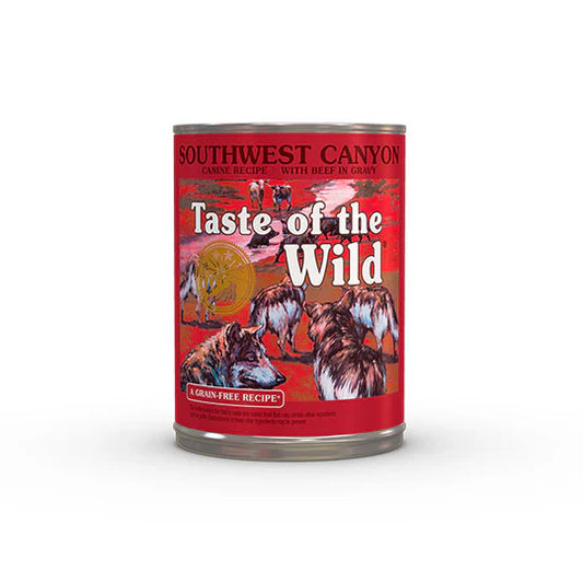 Comida húmeda para perros Taste of the Wild: Southwest Canyon Canine Lata 374gr