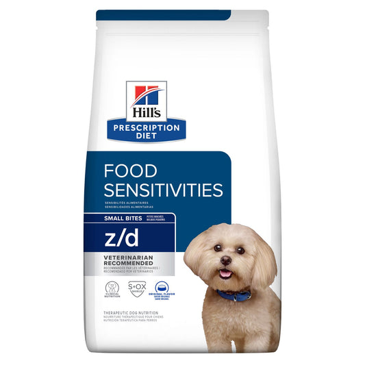 Comida para Perro Hills: Prescription Diet, Food Sensitive z/d small bites 1,58kg