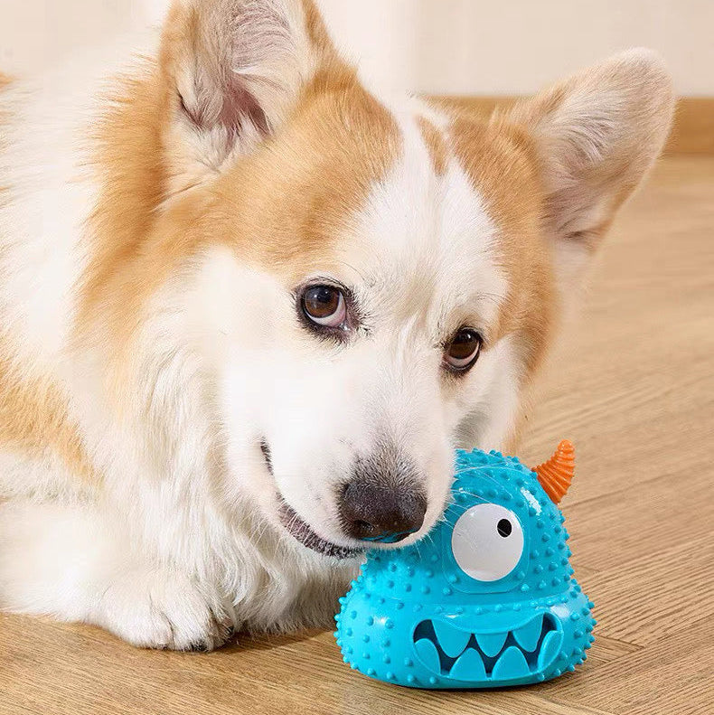 Juguete para perros de goma, limpieza dental