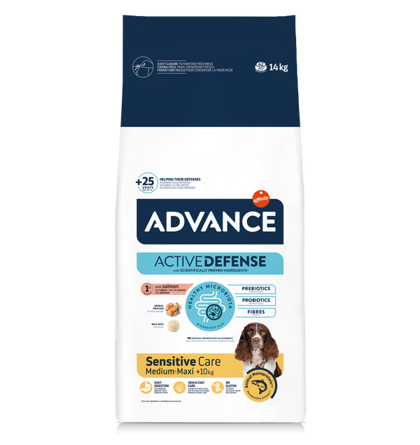 Comida para Perro Advance: Sensitive Care, Medium Maxi 3kg