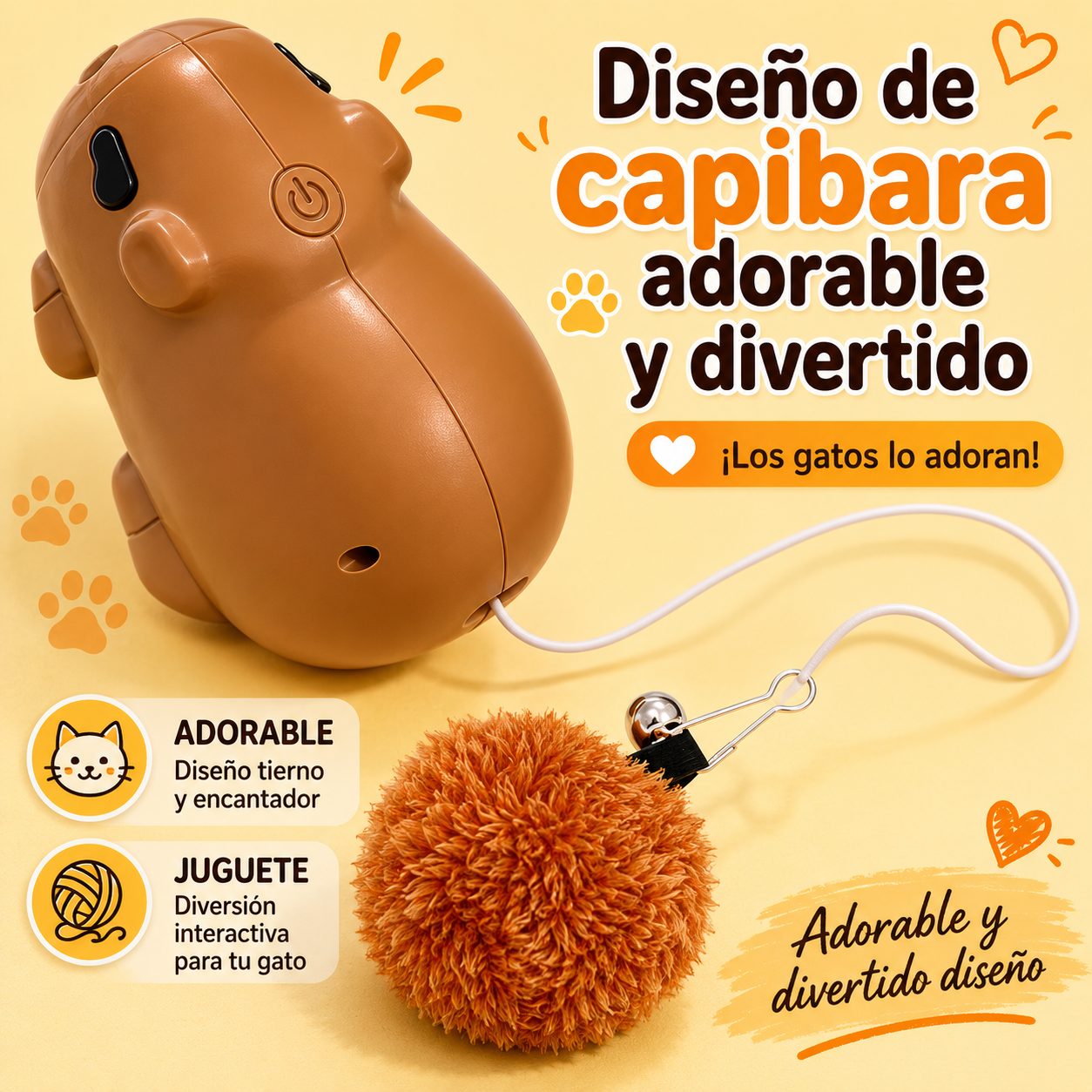 Juguete interactivo elevador automático para gatos