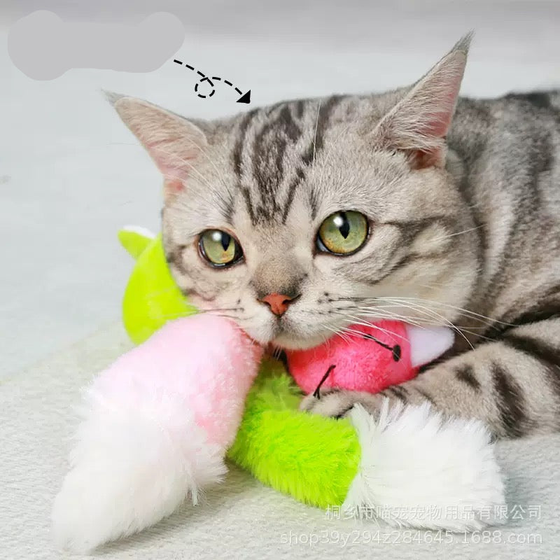 Ratones de peluche para gatos