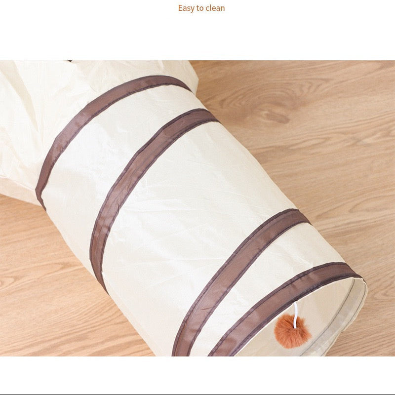 Túneles para gatos beige impermeable