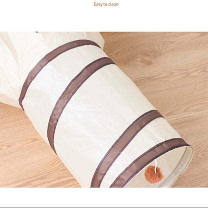 Túneles para gatos beige impermeable