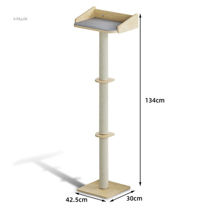 Rascador pilar de cuerda para gatos  134cm de alto TR15