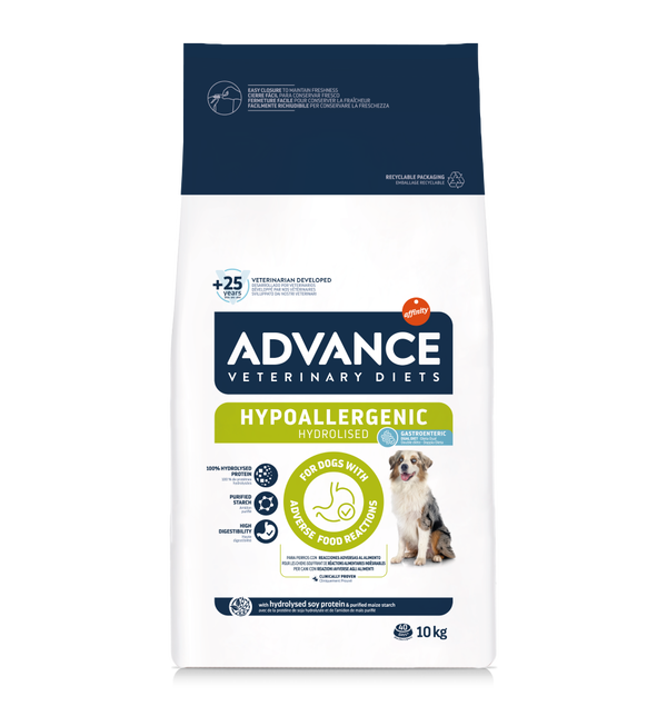 Comida para Perro Advance: Hipoalèrgenico, Hidrolizado 2,5kg