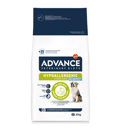 Comida para Perro Advance: Hipoalèrgenico, Hidrolizado 2,5kg