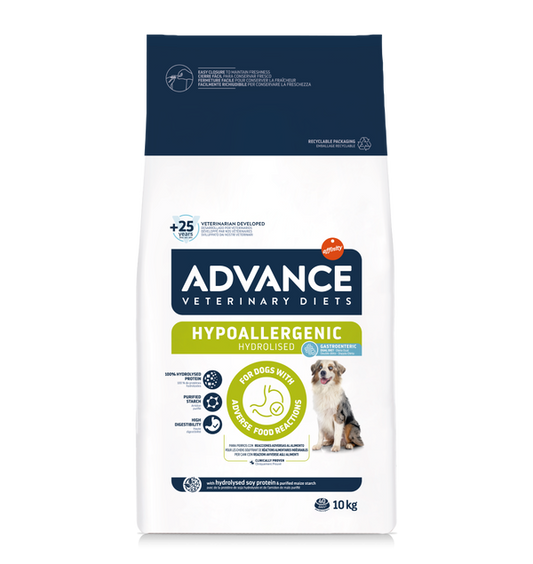 Comida para Perro Advance: Hipoalèrgenico, Hidrolizado 2,5kg