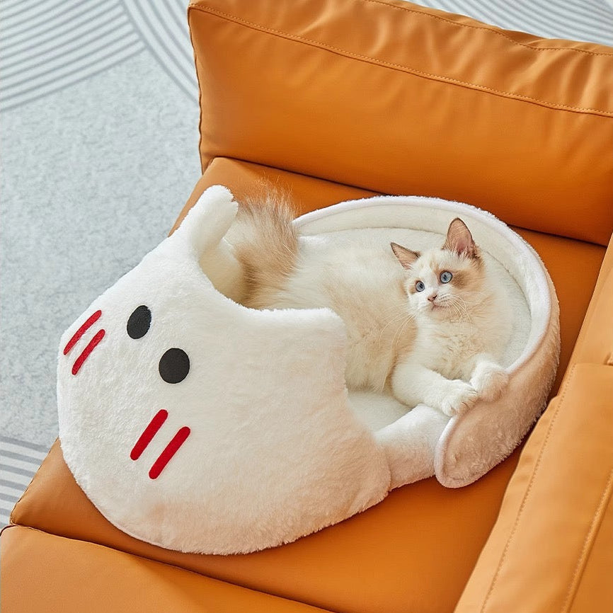 Cama estilo zapato para mascotas (L: 60x36x26cm)