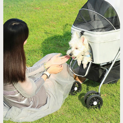 Coche desmontable para mascotas (Soporta hasta 15KG) Modelo GG-808