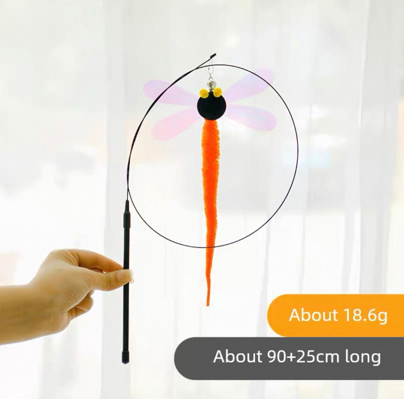 Cañita para gatos modelo libélula