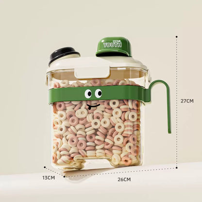 Contenedor hérmetico plastico para alimento de 360ml