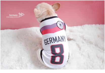 Camiseta del mundial para mascotas (5 equipos)