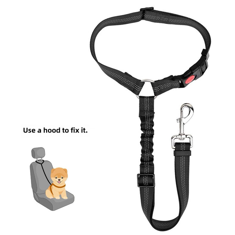Cinturón de seguridad para mascotas de cabezal