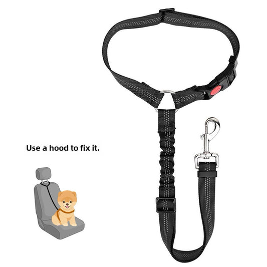 Cinturón de seguridad para mascotas de cabezal