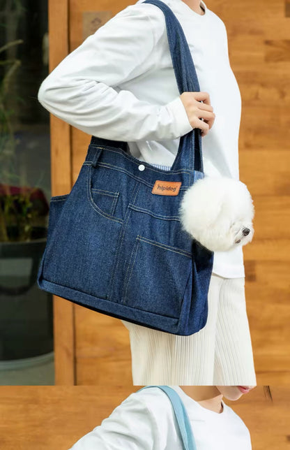 Bolso de hombro transportador de jean