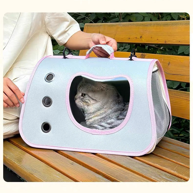 Bolso de hombro transportador diseño de gatito