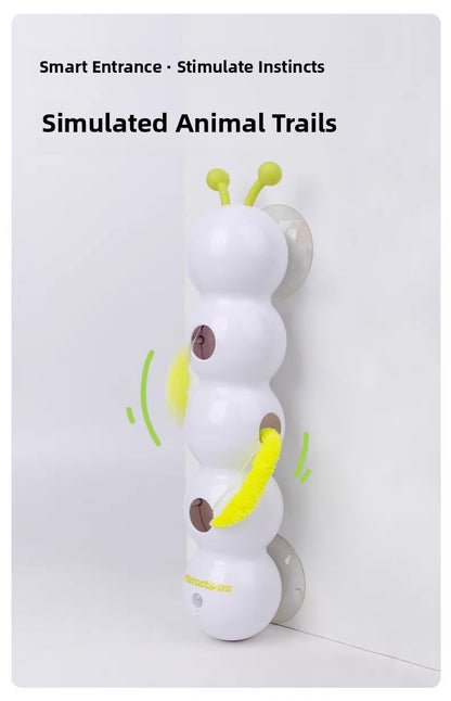 Juguete de pluma interactiva para gatos