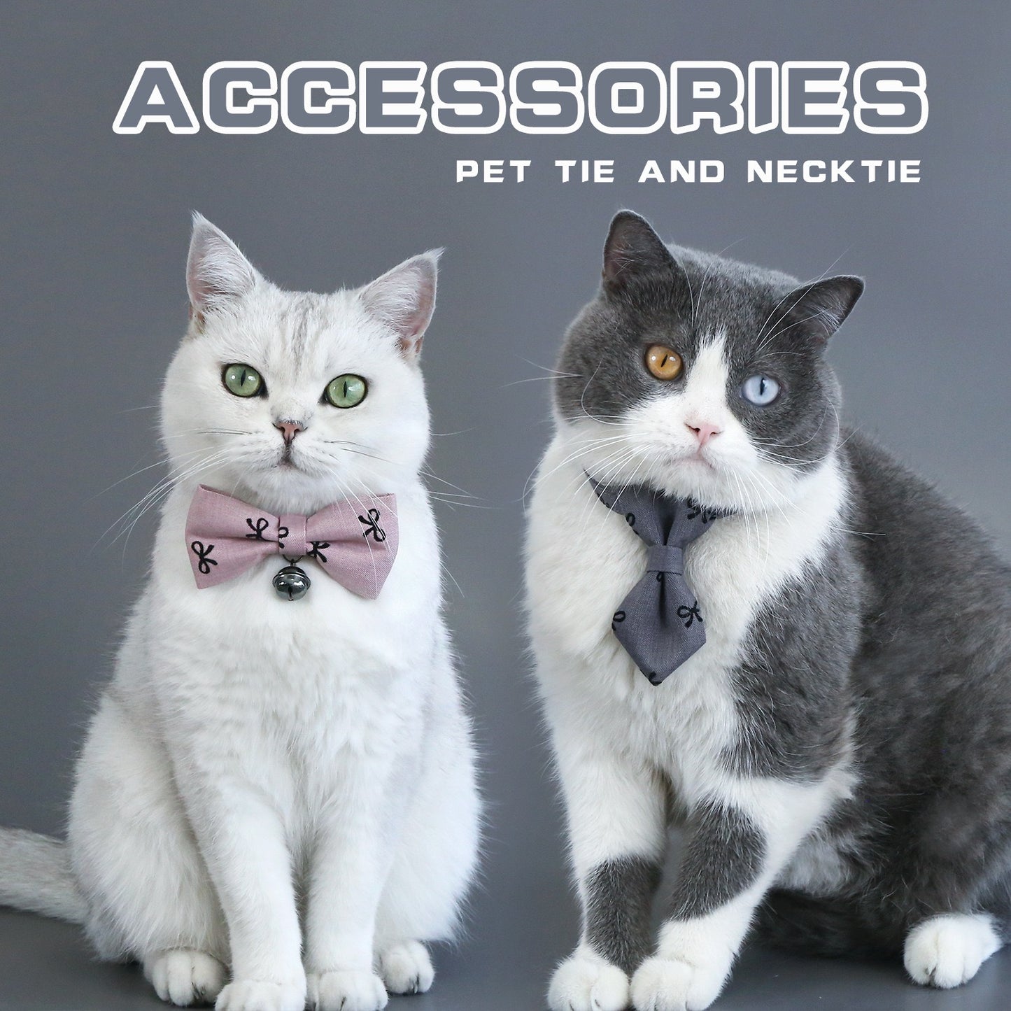 Collar con corbata para mascotas pequeñas