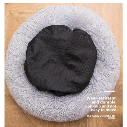 Cama acolchonada redonda para mascotas 60cm