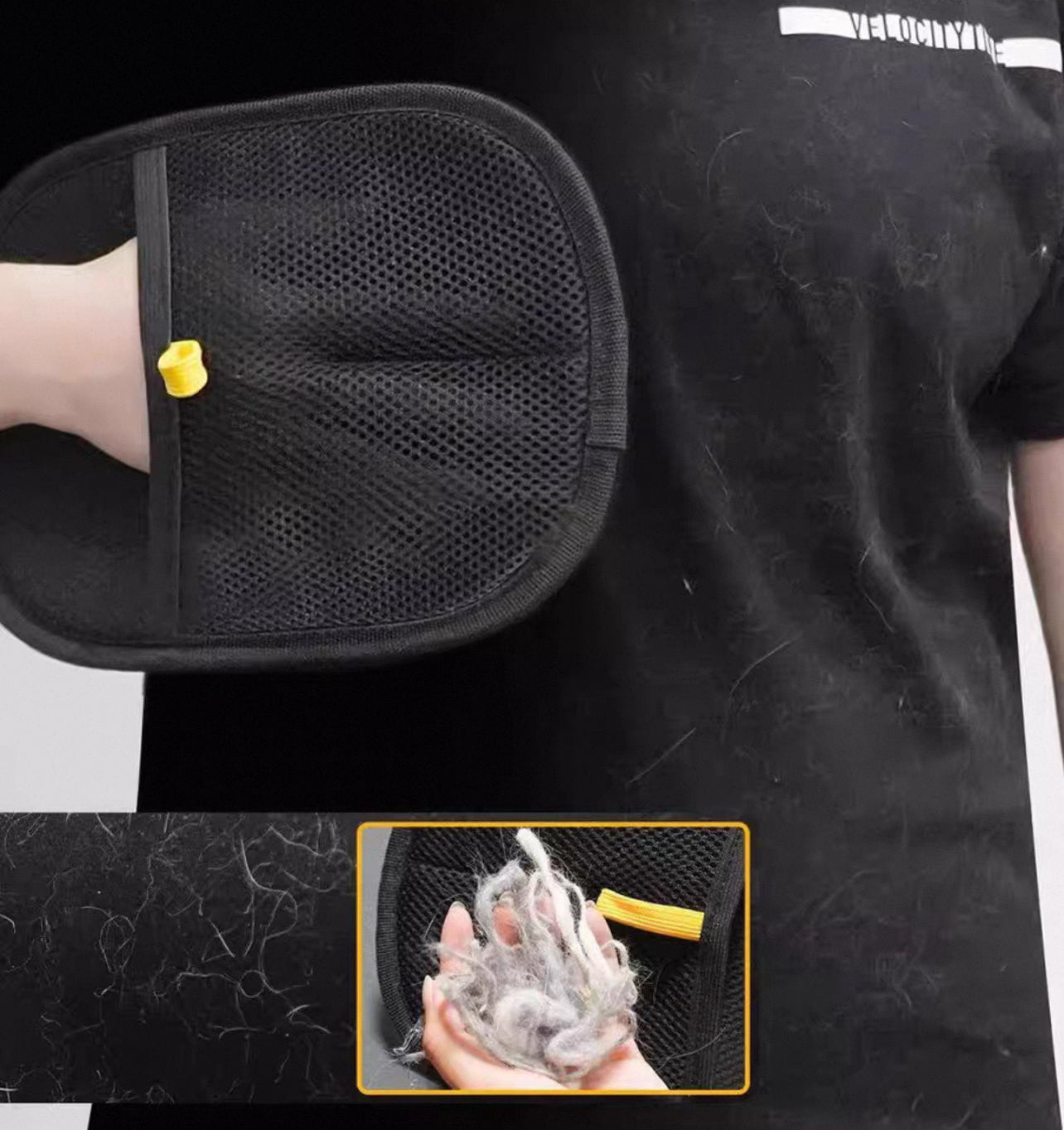 Guantes removedor de pelo electroestático