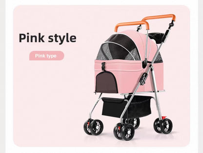 Coche desmontable para mascotas (Soporta hasta 15KG) Modelo GG-808