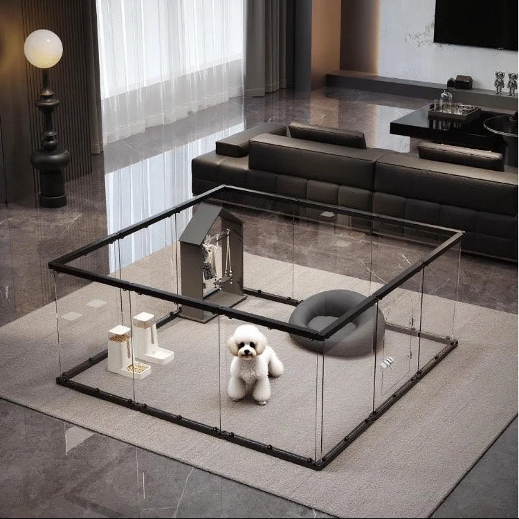 Corral transparente 138cm*93cm*45cm