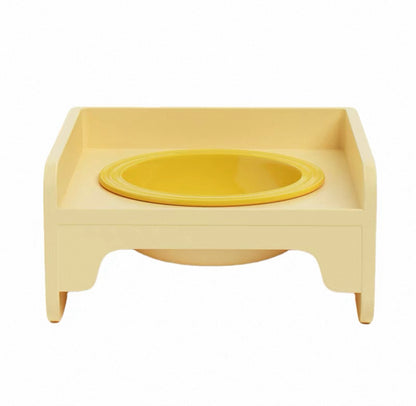 Plato de Ceramica  con base desmontable plastica  (Variedad de colores)