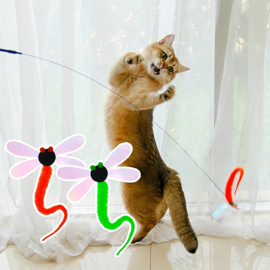 Cañita para gatos modelo libélula