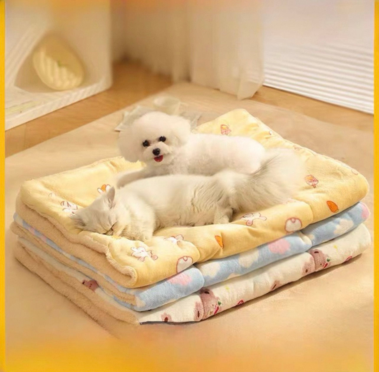 Mantitas suaves y acolchonadas para mascotas