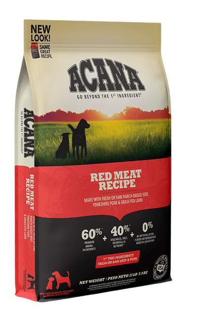 Comida para Perro Acana: Adulto Red Meat 13lb