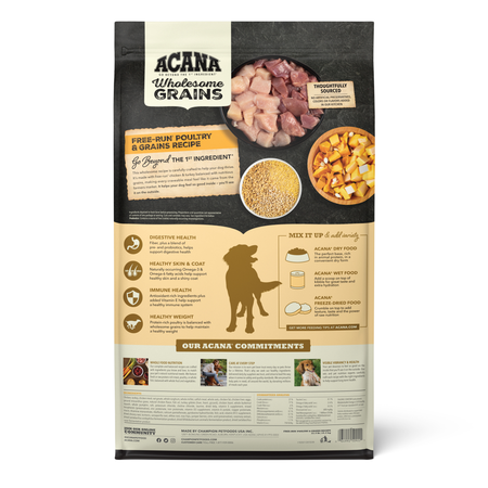 Comida para Perro Acana: Wholesome Grain, Free-run Poultry, 1.8Kg