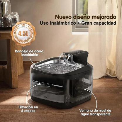 Fuente inalámbrica de 4.5L para mascotas Modelo FT999