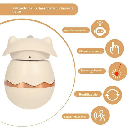 Juguete interactivo de láser recargable para gatos