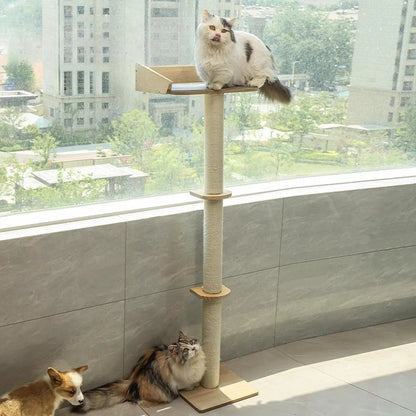 Rascador pilar de cuerda para gatos  134cm de alto TR15