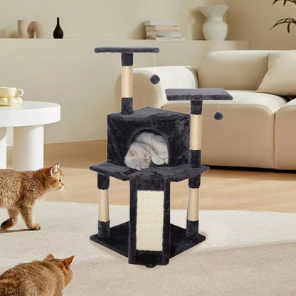 Torre rascador mediana para gatos.