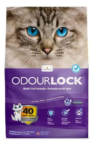 Arena para gato Odourlock: Lavanda, 12kg