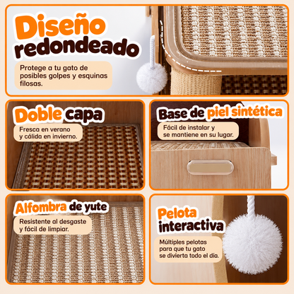 Casita para gatos modelo #680 (50*28cm)