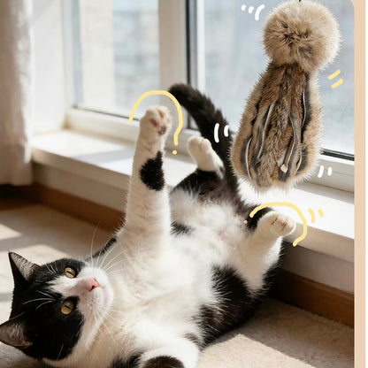 Juguete para gatos estilo pulpo con olor a conejo