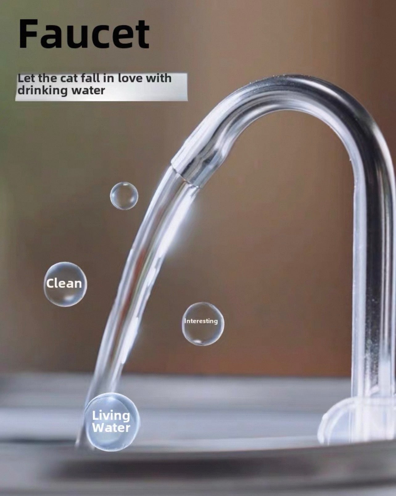 Fuente eléctrica de acero para mascotas 3.2 litros Modelo WF170