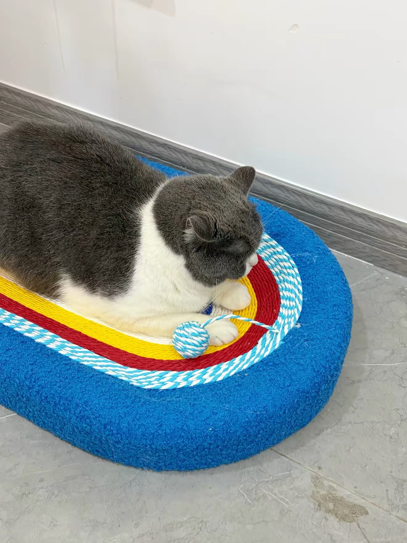 Rascador de cuerda para gatos espacial (Redondo y Ovalado)