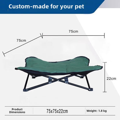 Cama elevada y portátil para perros pequeños y medianos